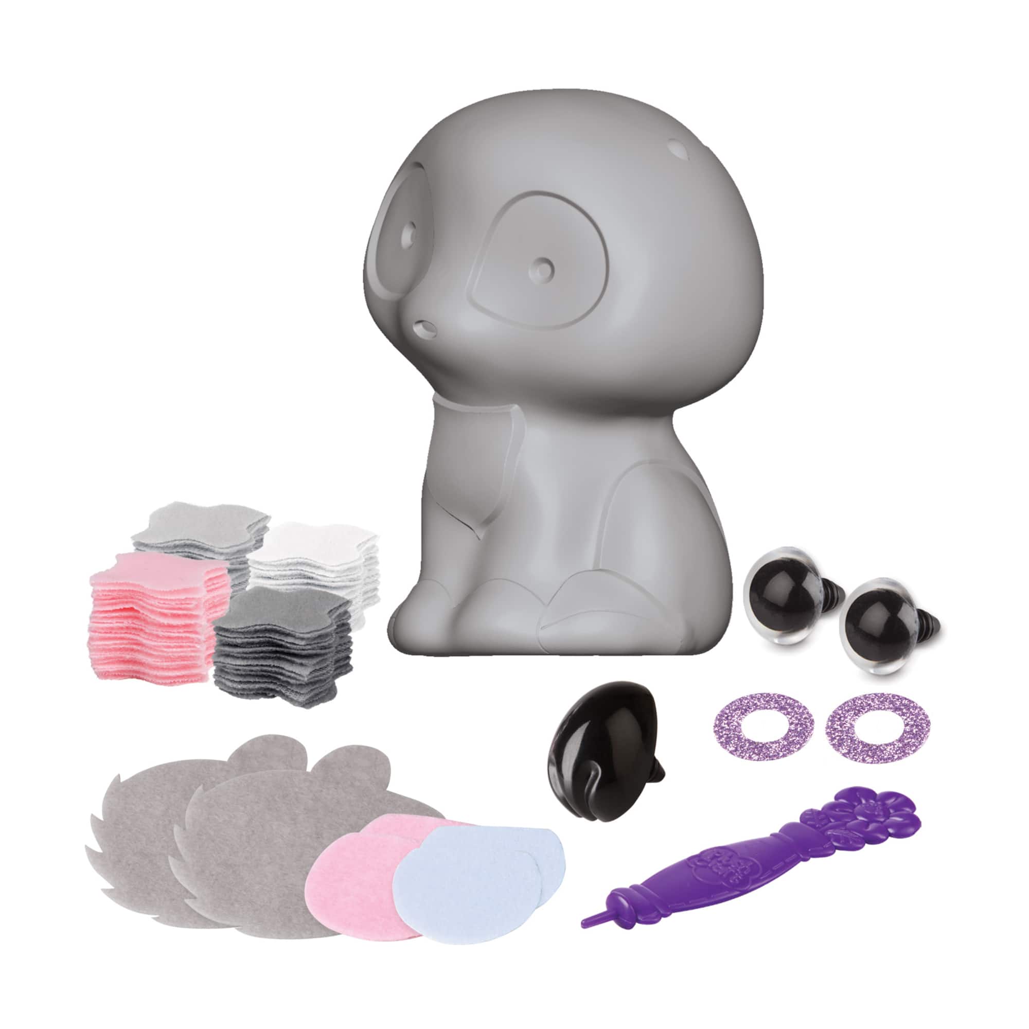 Assorted PlushCraft™ 3D Fabric Plush Craft Pals